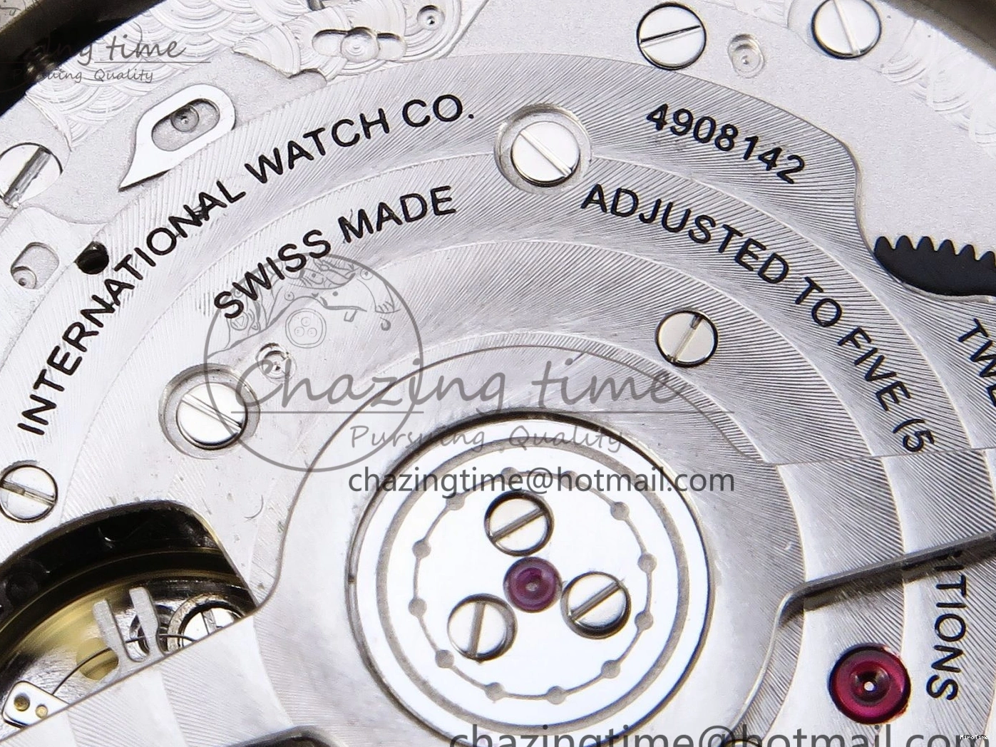 MIROTIME 0206 Original Pilot’s Watch Laureus Blue Ceramic IW328101 ZF 1:1 Best Edition on Blue Nylon Strap A 7027